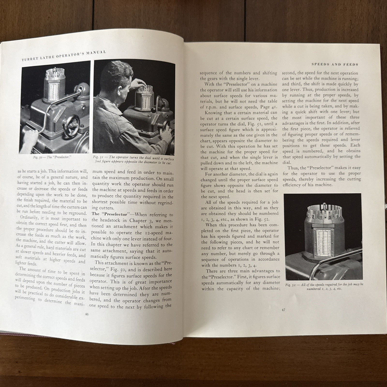 1940 Turret Lathe Operator’s Manual Longstreet & Bailey Vintage Book