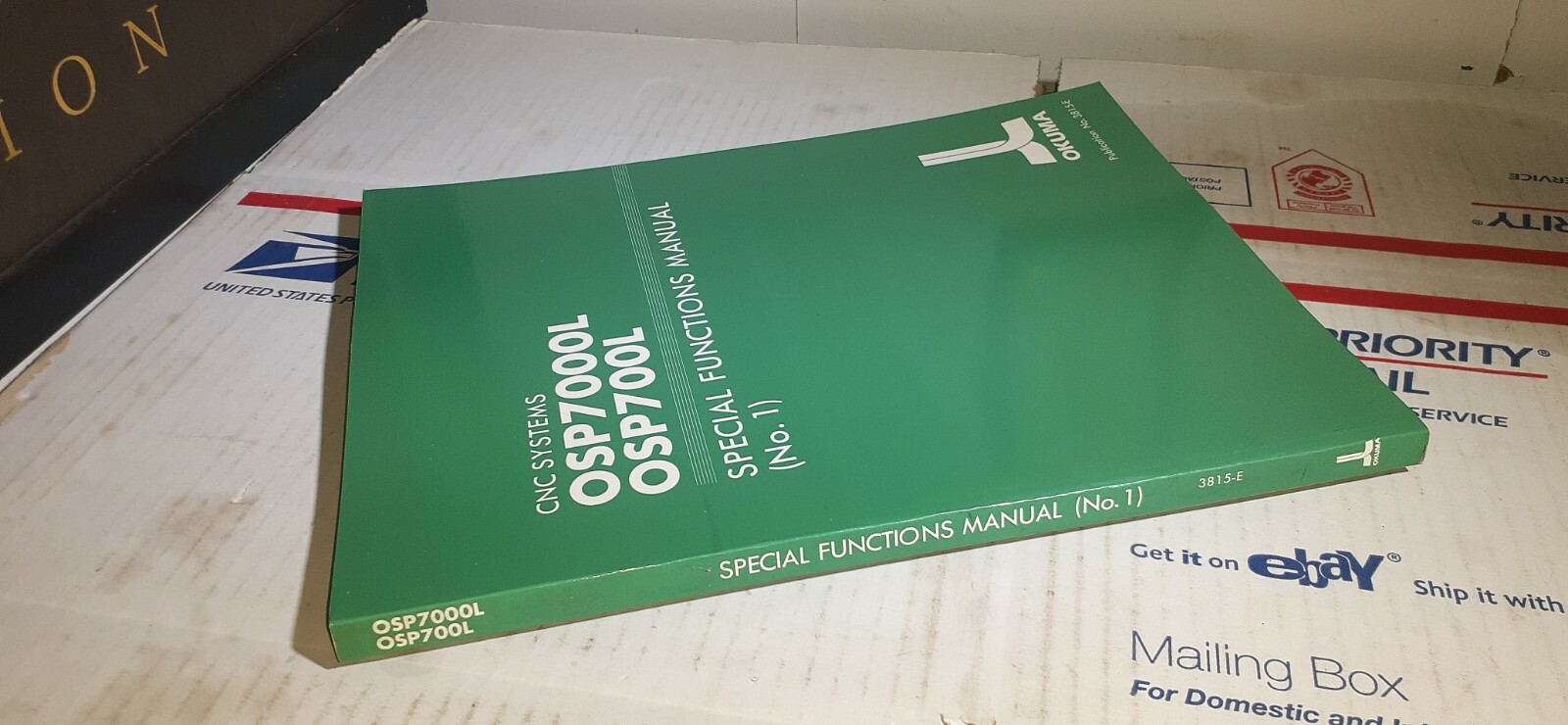 OKUMA OSP7000L OSP700L SPECIAL FUNCTIONS MANUAL (No. 1) 3815-E FastShipping