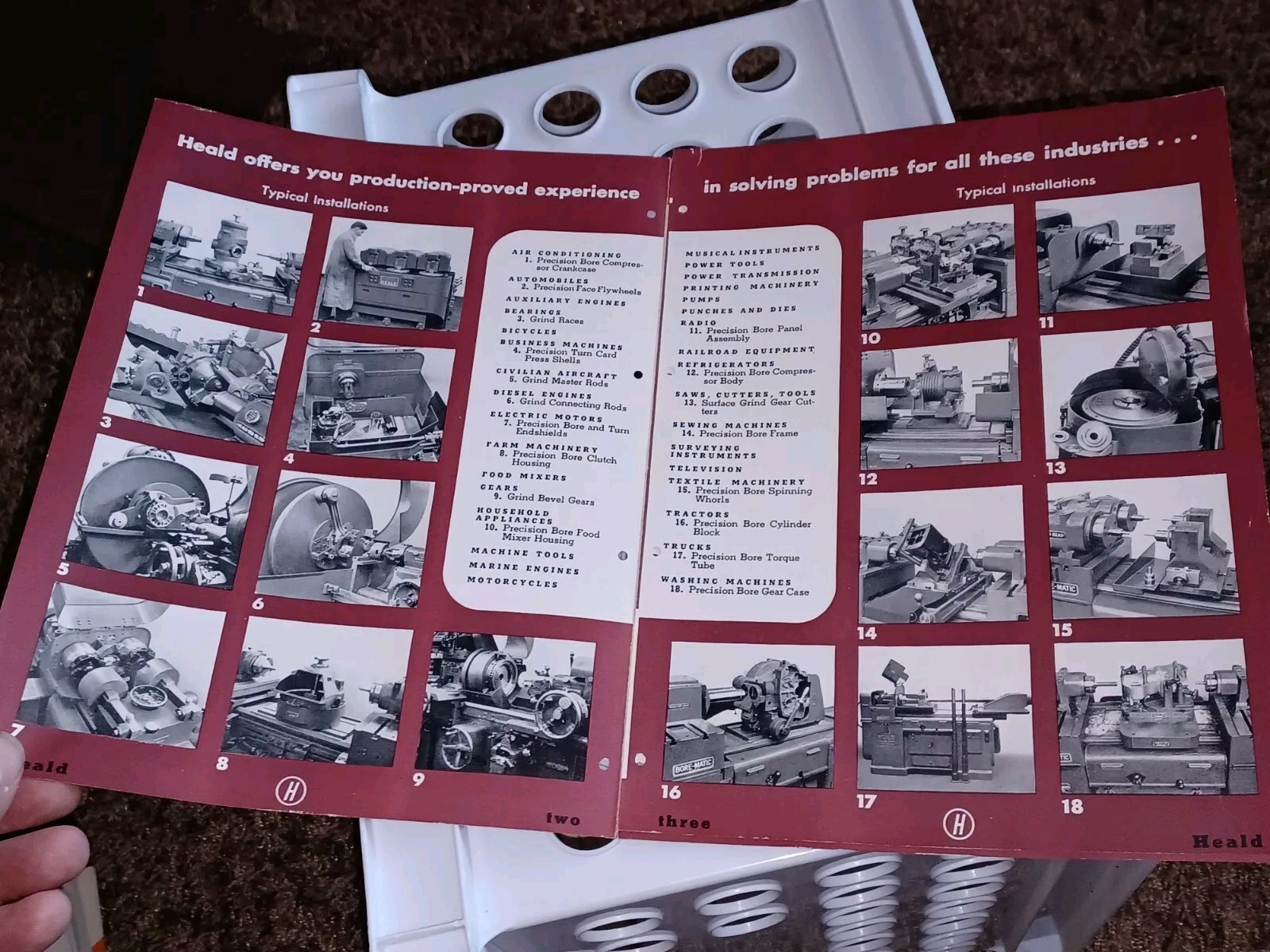 1945 HEALD COMPANY Sales Catalog SURFACE GRINDING/PRECISION FINISHING MACHINES