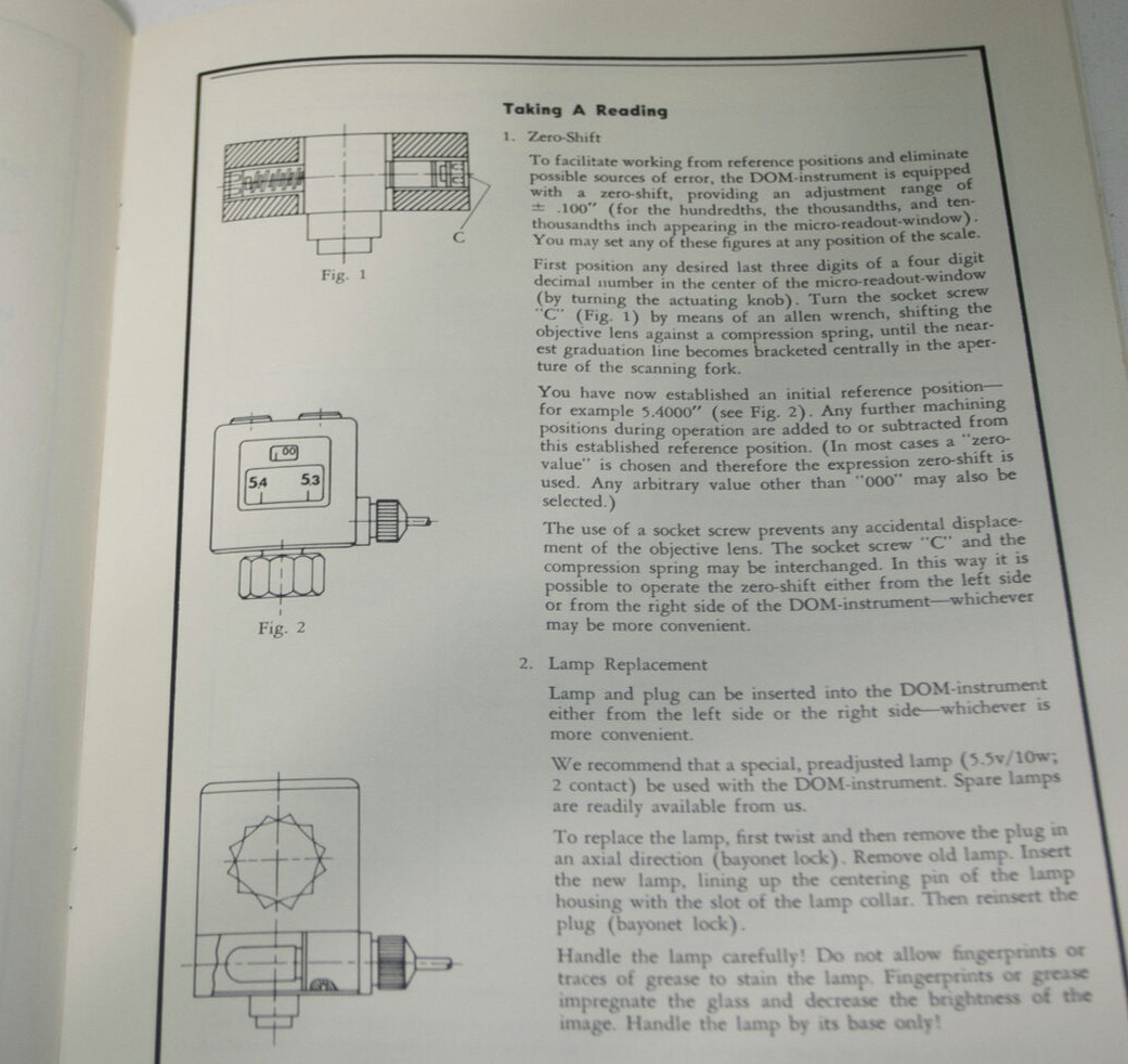 Atlantic 4000 Series Jig Borer Operational Manual