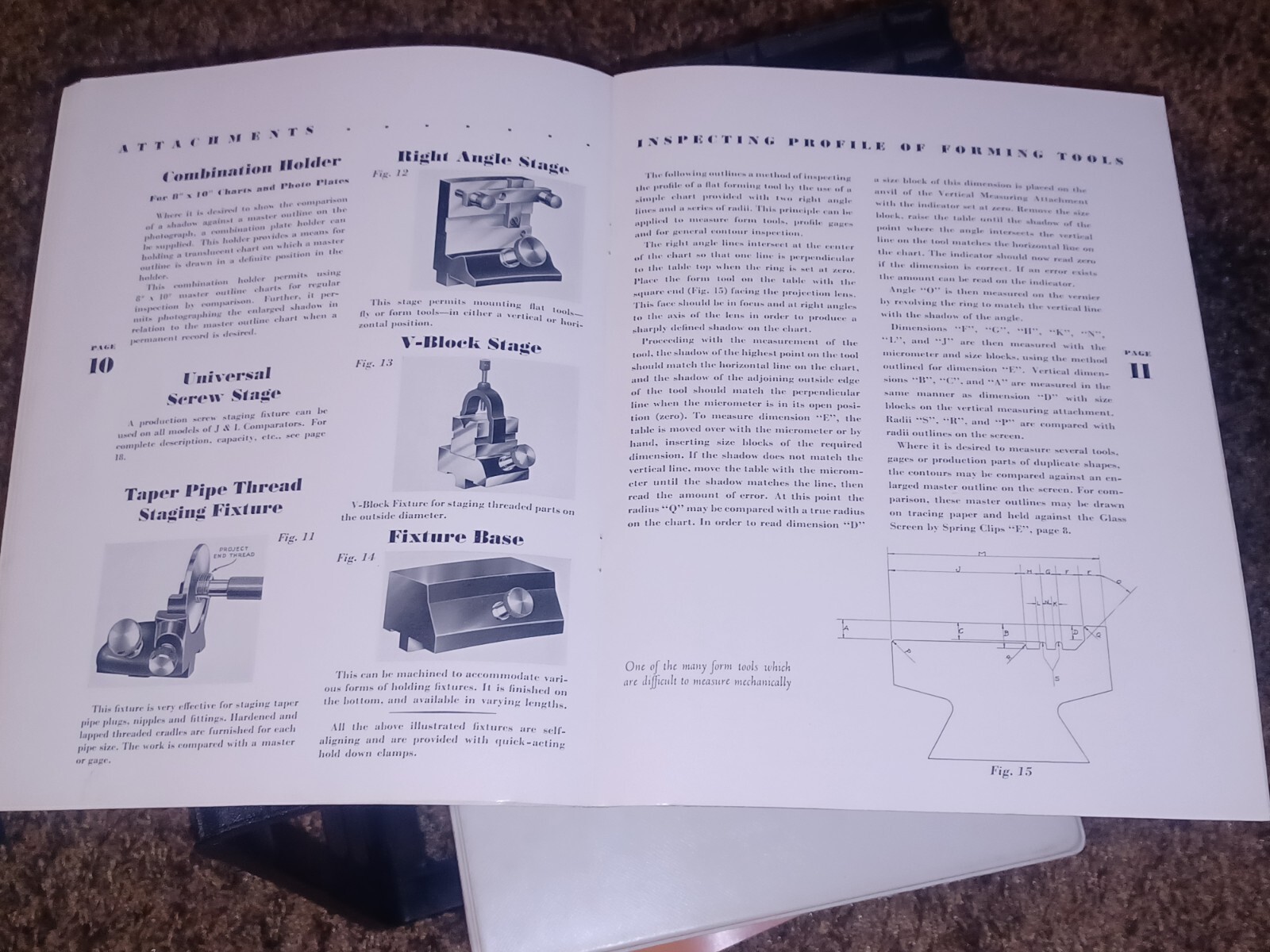 Jones & Lamson Measuring Machine PDISTAL BENCH COMPARATORS J&L TOOL CATALOG BOOK