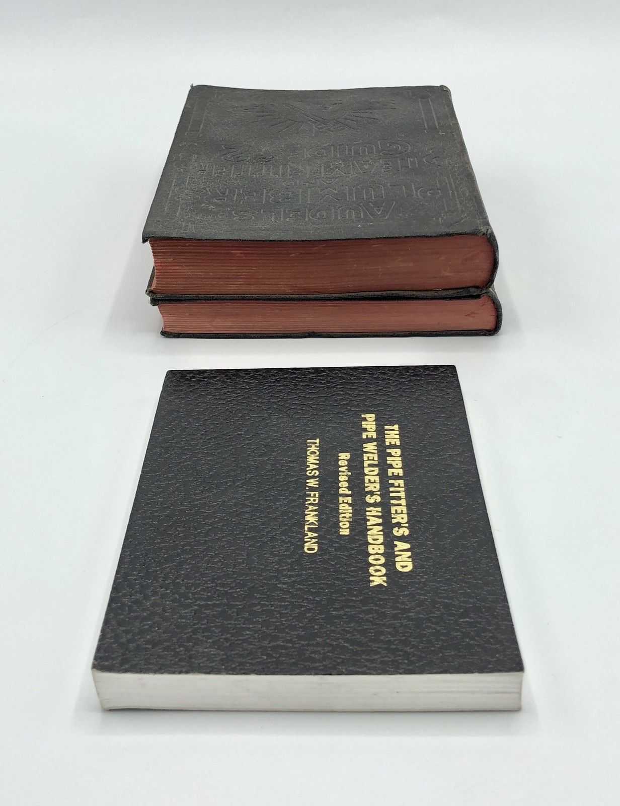 Vtg Audels Plumbers & Steam Fitters Guides 1 & 2 (1925) + Pipe Welder’s Handbook