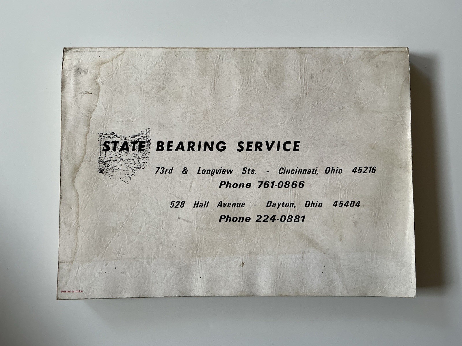 State Bearing Service Bearing Manual Dayton/Cincinnati Ohio No.68