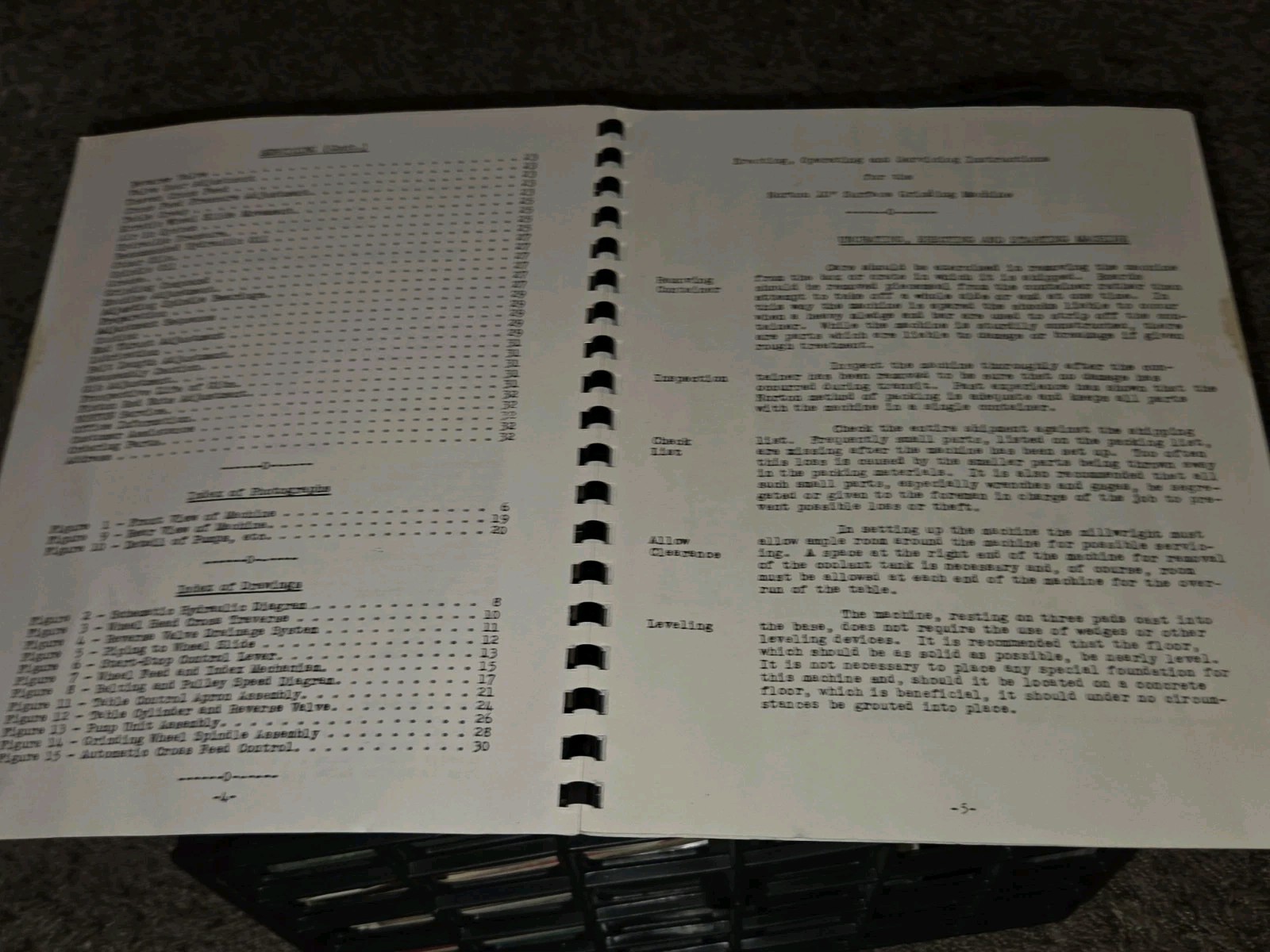 NORTON INSTRUCTION OPERATOR PART MANUAL Hydra SURFACE GRINDER 10″ Warner Swasey