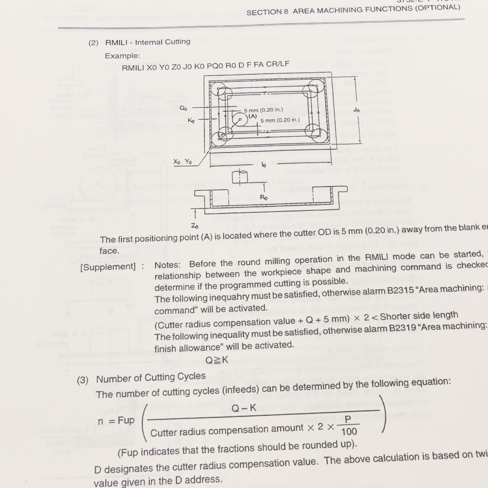 Okuma OSP7000M OSP700M 3750-E-R1 Programming Manual