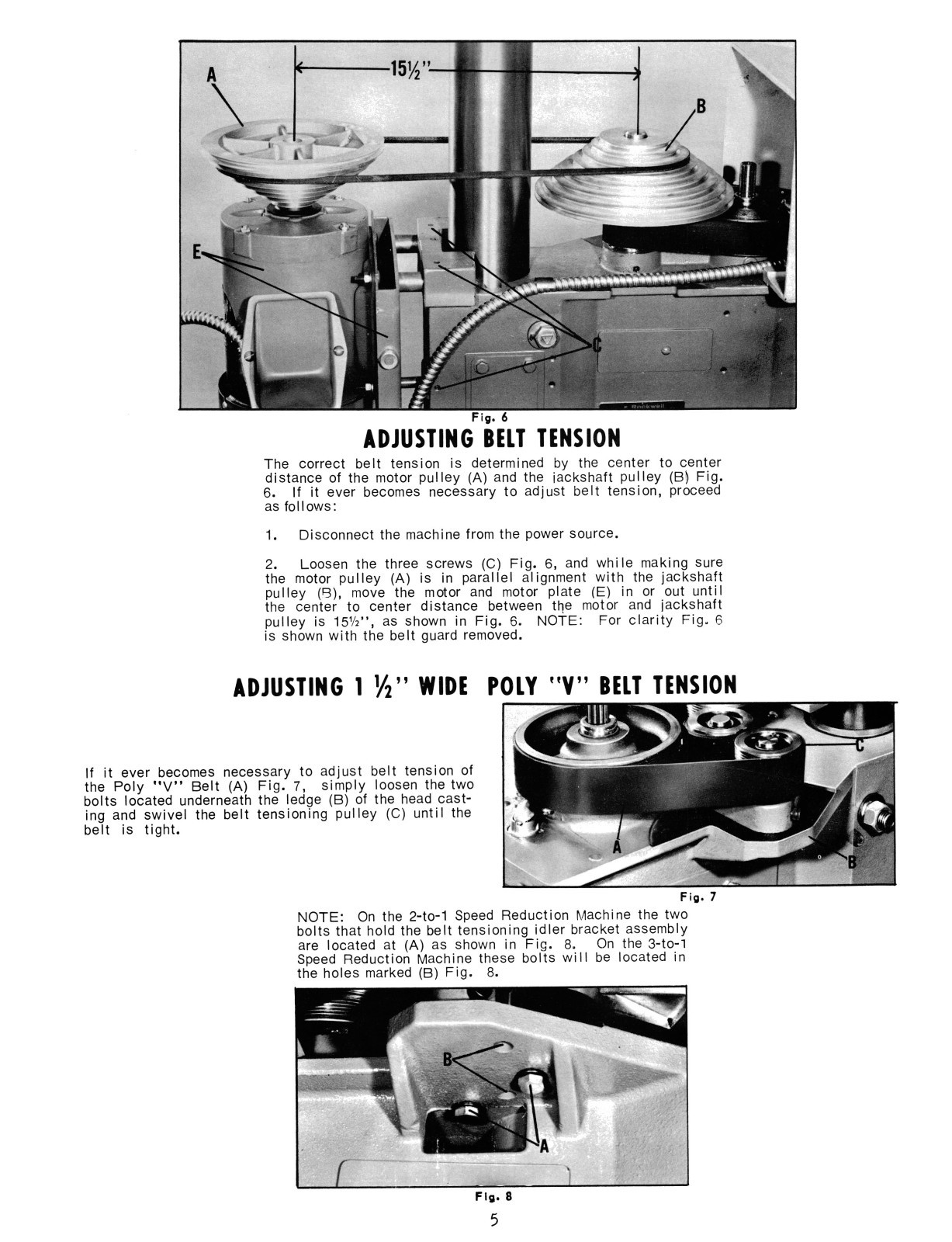 Rockwell Delta 20″ Series 2000 Step Pulley Drill Press Op & Parts Manual *1656