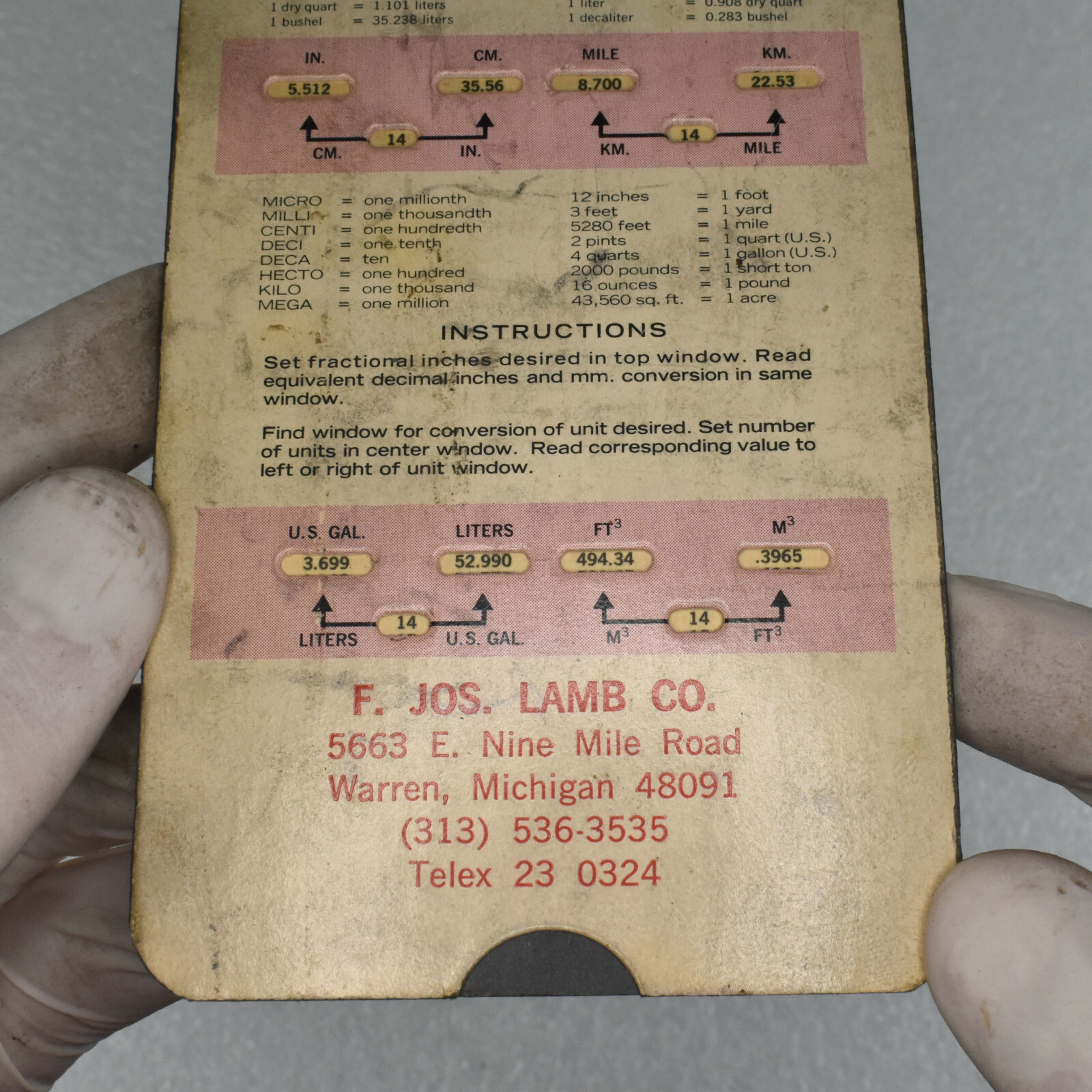 VTG Lot of Machinist Reference Guide Chart Cards Booklet Carr Lane Trigonometry