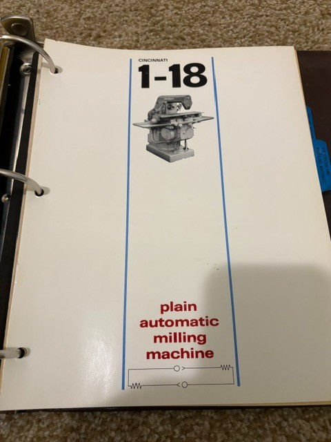 Vintage Cincinnati Milling Milacron Machine Company Salesman Binder Catalog