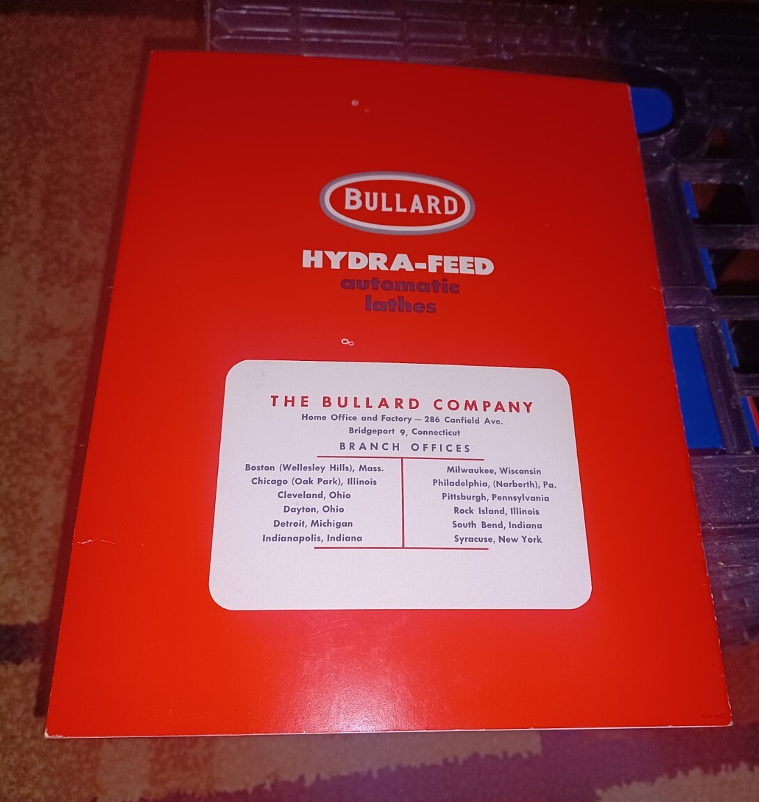 Vtg Bullard Catalog Hydra-Feed Automatic Lathes 1957 HD 8 12 16 24 Machine Tools