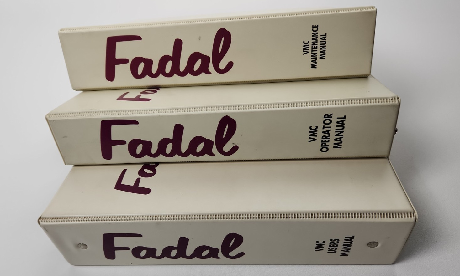 Fadal VMC CNC Manuals 1995 1996 Operator Maintenance User Set 3 Vertical Mill