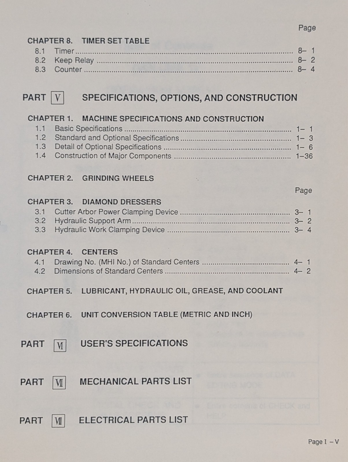 Mitsubishi PA32CNC Grinding Machine Harley Davidson Operation Manual PA32-50P