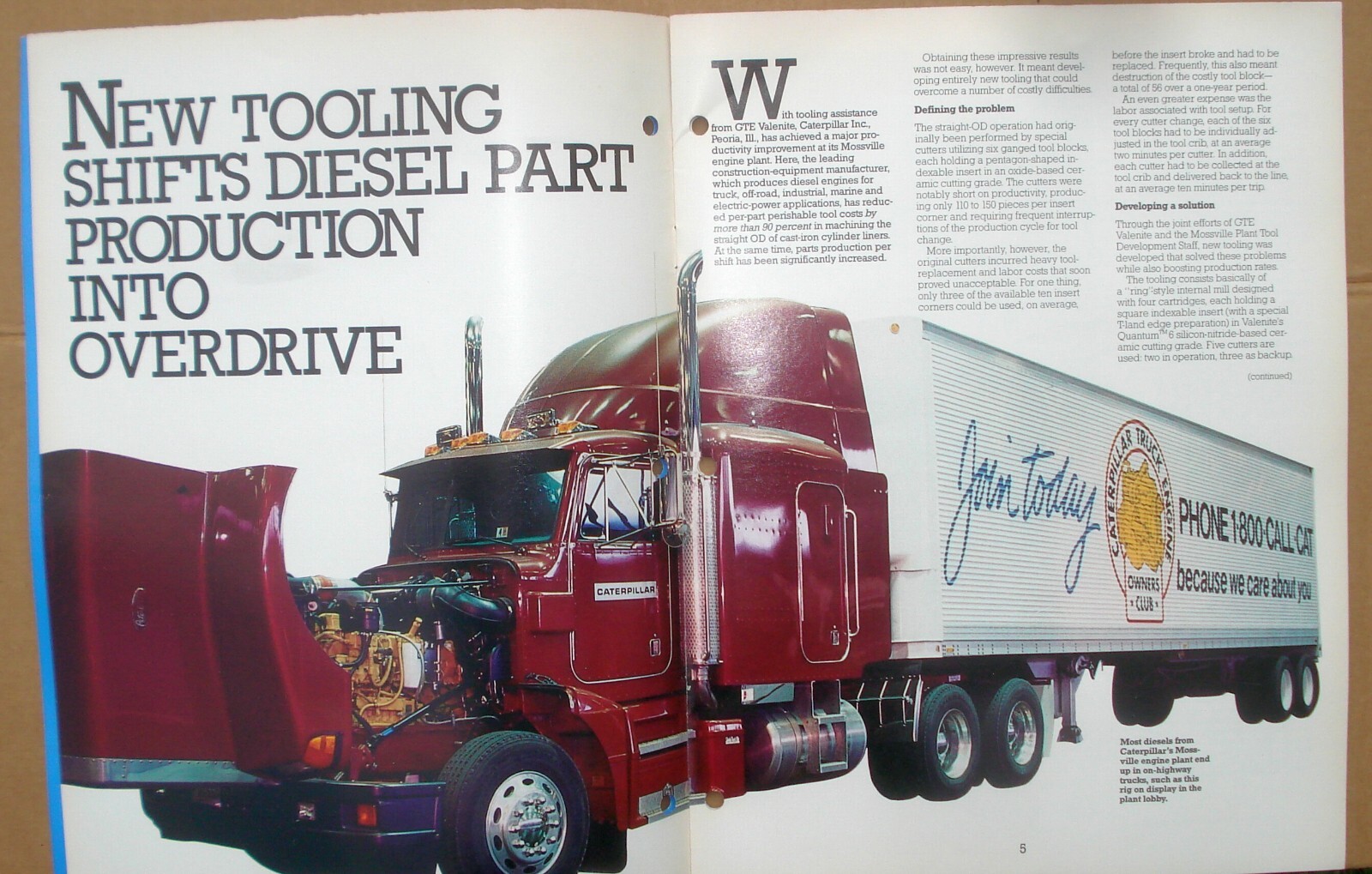 GTE Valenite Tooling Progress Metals Technology Booklet Vtg 1988 – Lot of 2