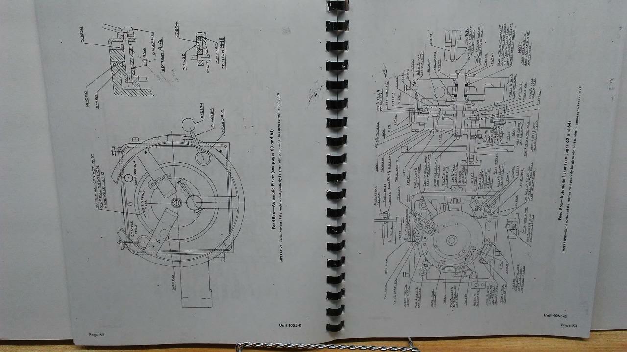 Heald 261 & 361 Rotary Grinder Instruction & Parts Manual