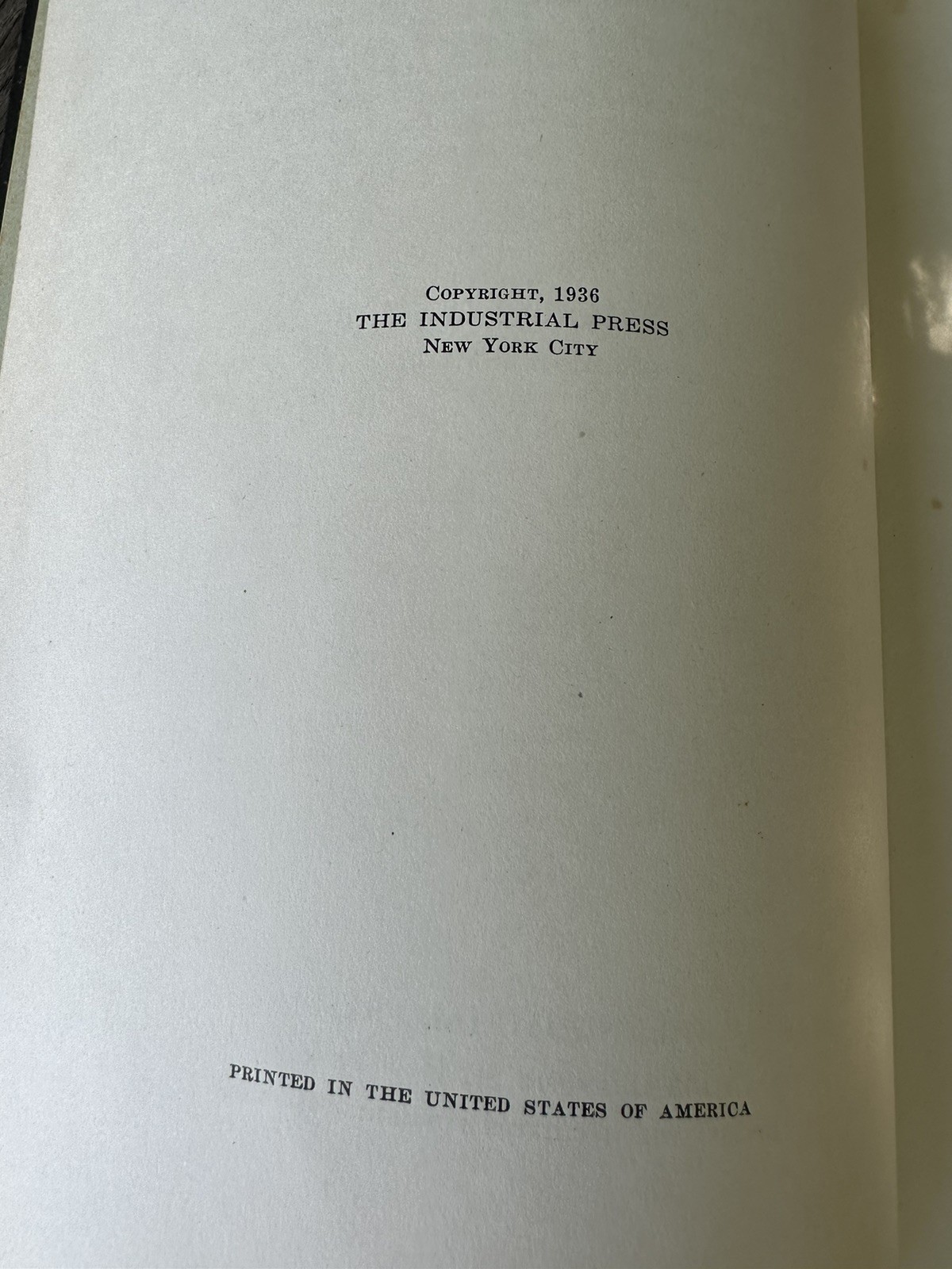 DIE-CASTING MACHINES DIES ALLOYS HARDCOVER 1936 FIRST EDITION Decent Condition