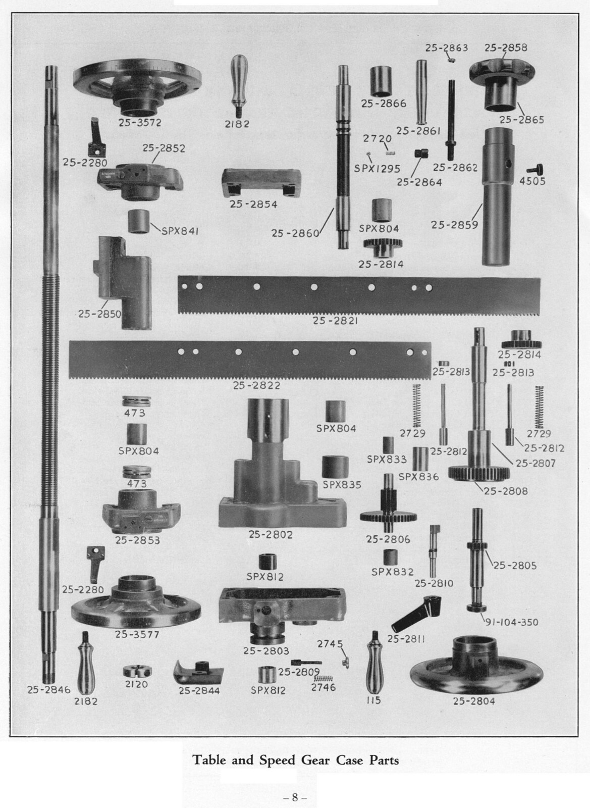 Brown & Sharpe 10N Cutter Tool Grinder Universal Plain Parts Manual 1534