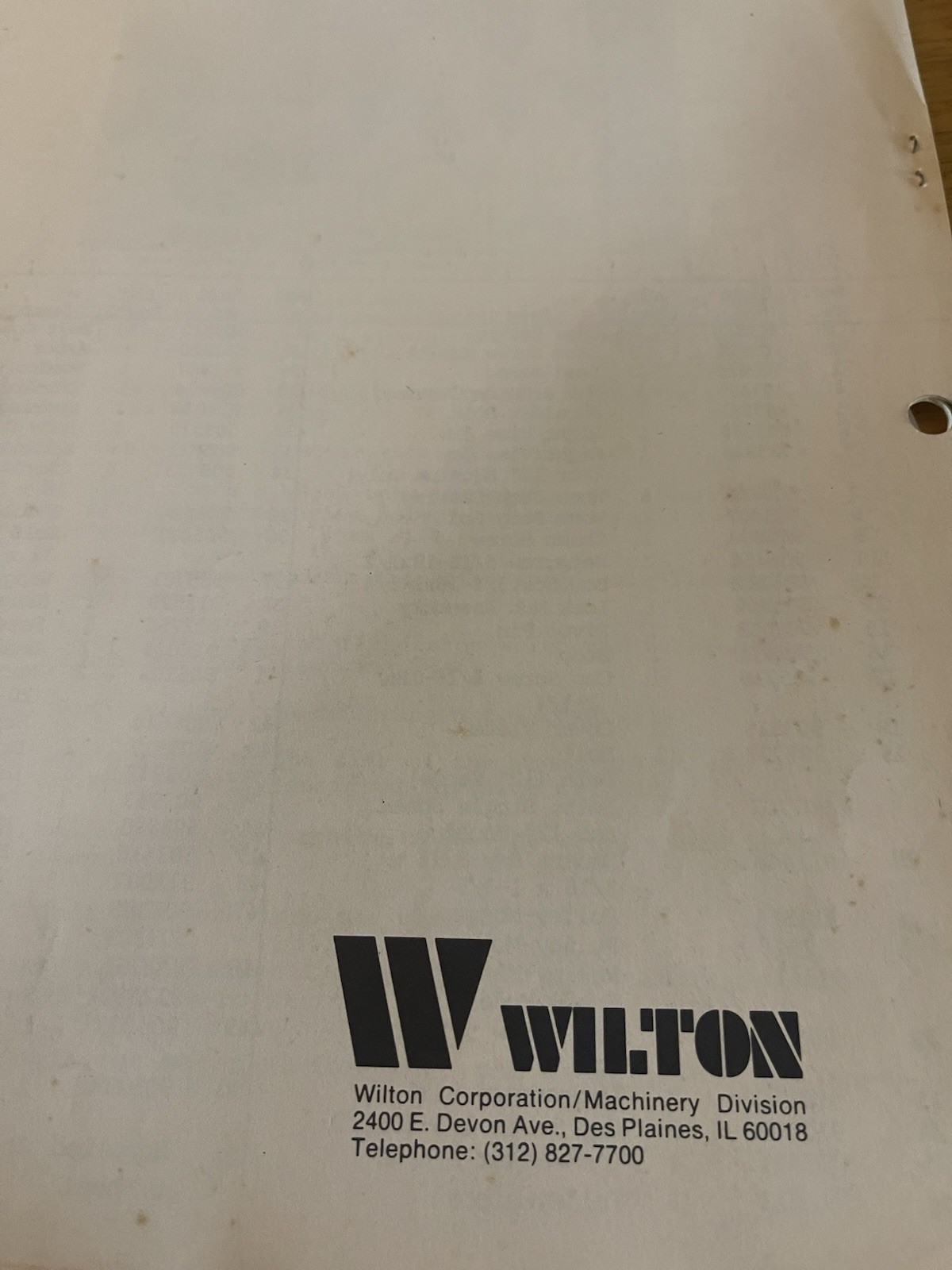 Wilton Operators’ Manual and repair Parts List 10″ &12″ Abrasive cut-off saws