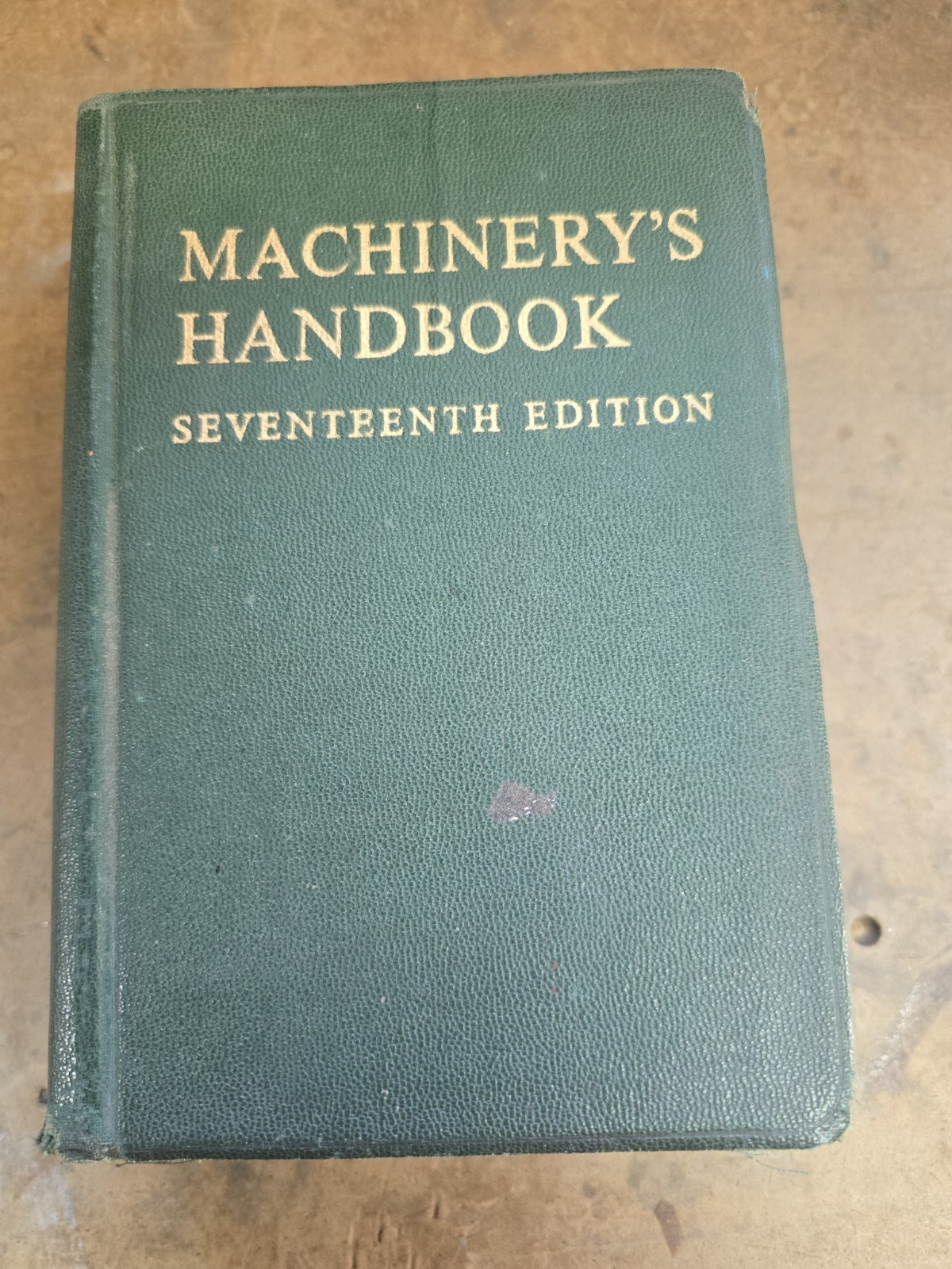 1964 Machinery’s Handbook Seventeenth Edition book