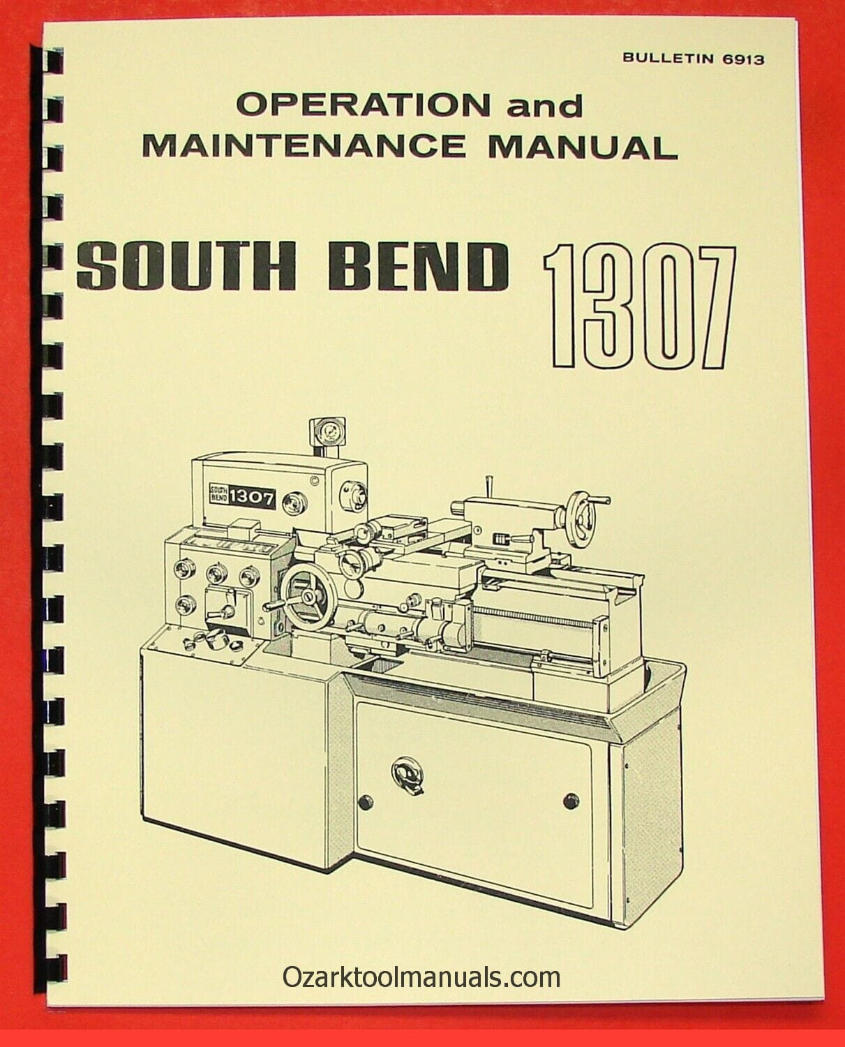 SOUTH BEND 1307 Metal Lathe Owner Operator’s & Parts Manual 0666