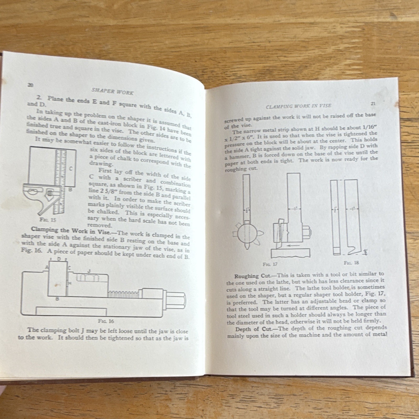 T. J. Palmateer Elementary Machine Shop Practice Book, Copyright 1918-1920