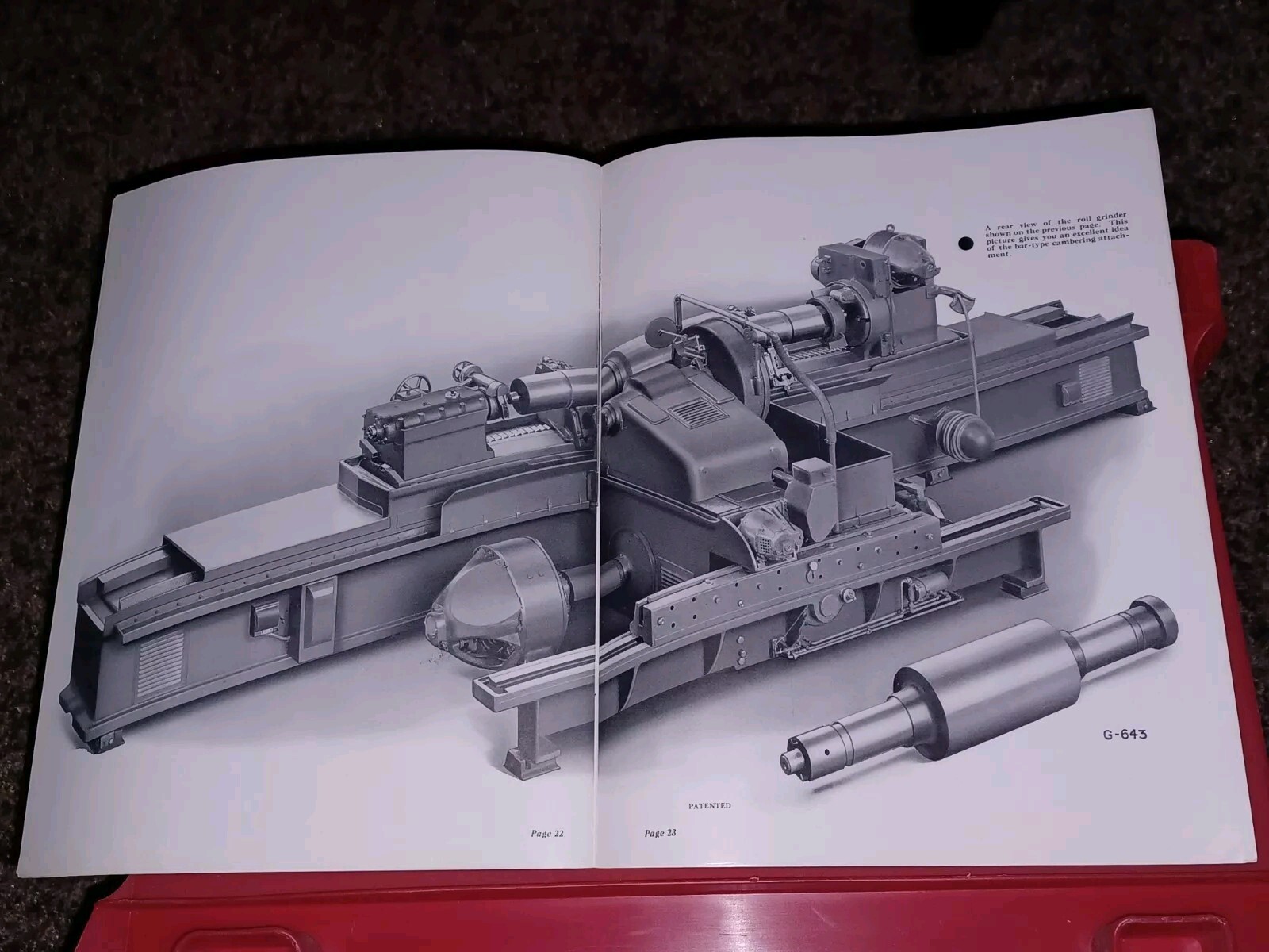 Cincinnati Grinders 20 24 28″ Catalog ROLL GRINDING MACHINES Book Pub # G-383
