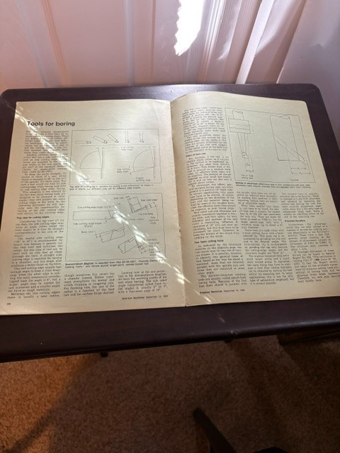 Vintage American Machinist Fundamentals Of Boring Special Report 1964
