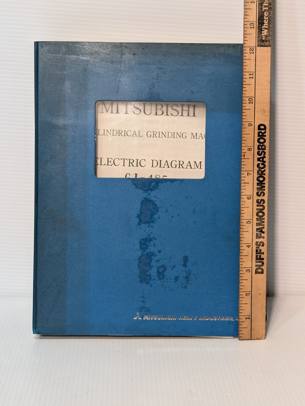 Mitsubishi GJ-485 Electric Diagram CNC Cylindrical Grinding Machine Manuals