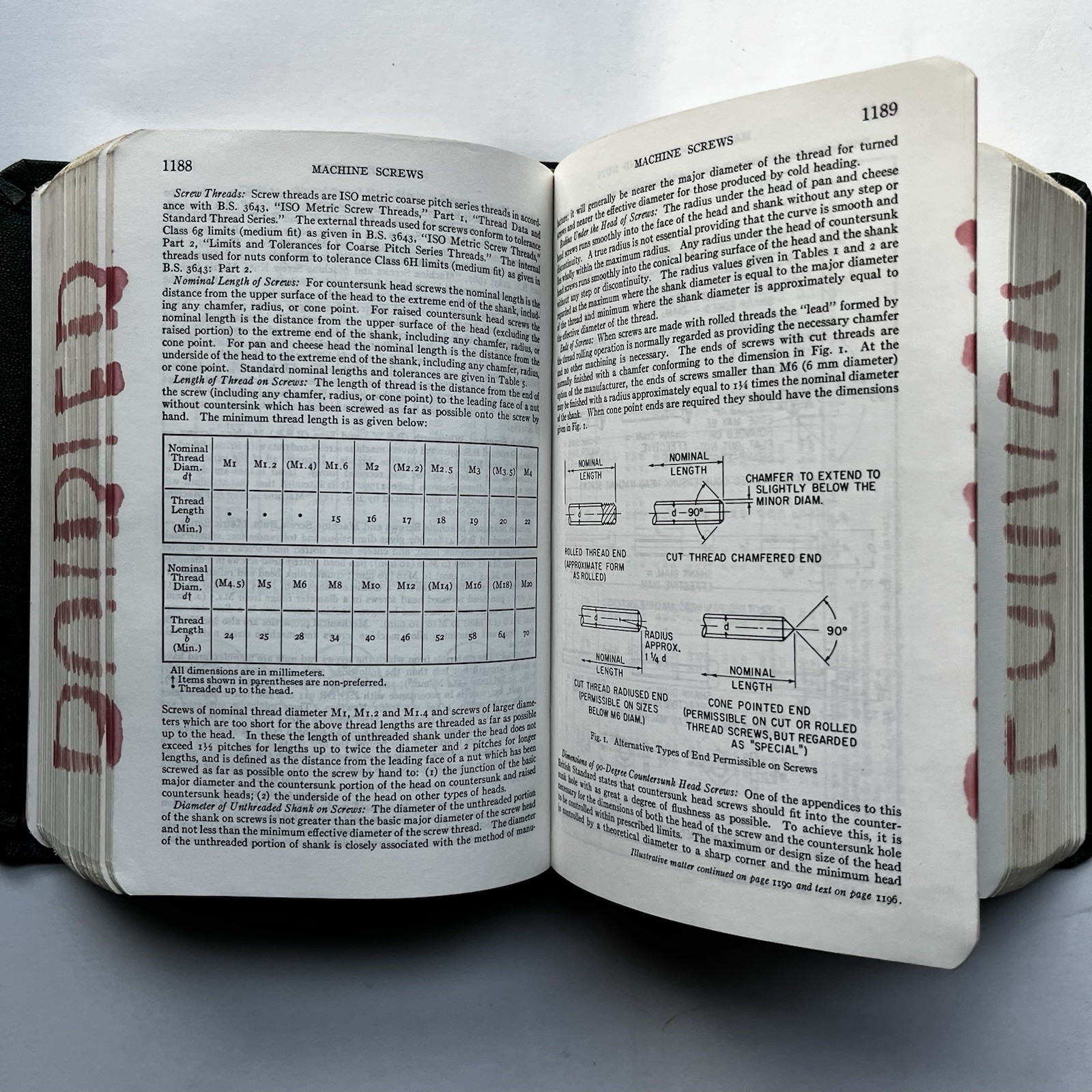 Vtg Machinery’s Handbook 21st Edition 1980 – Oberg & Jones – Metalworking Manual