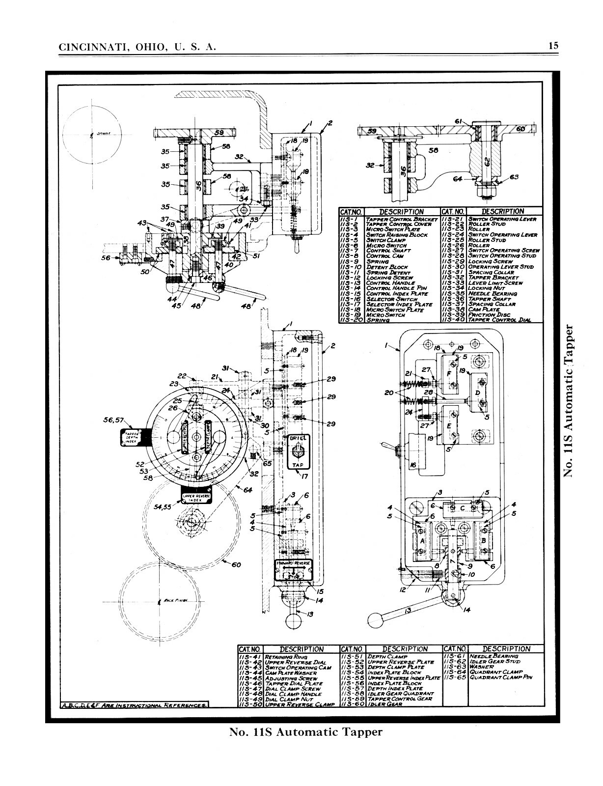 Fosdick 3′ & 4′ Sensitive Radial Drill Operator & Parts Manual #1620