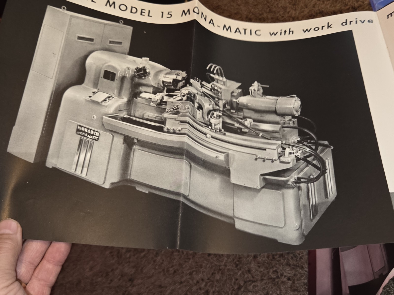 Monarch Machine Tool Co Catalog Mona-Matic Lathes Metal Turning MACHINIST BOOK