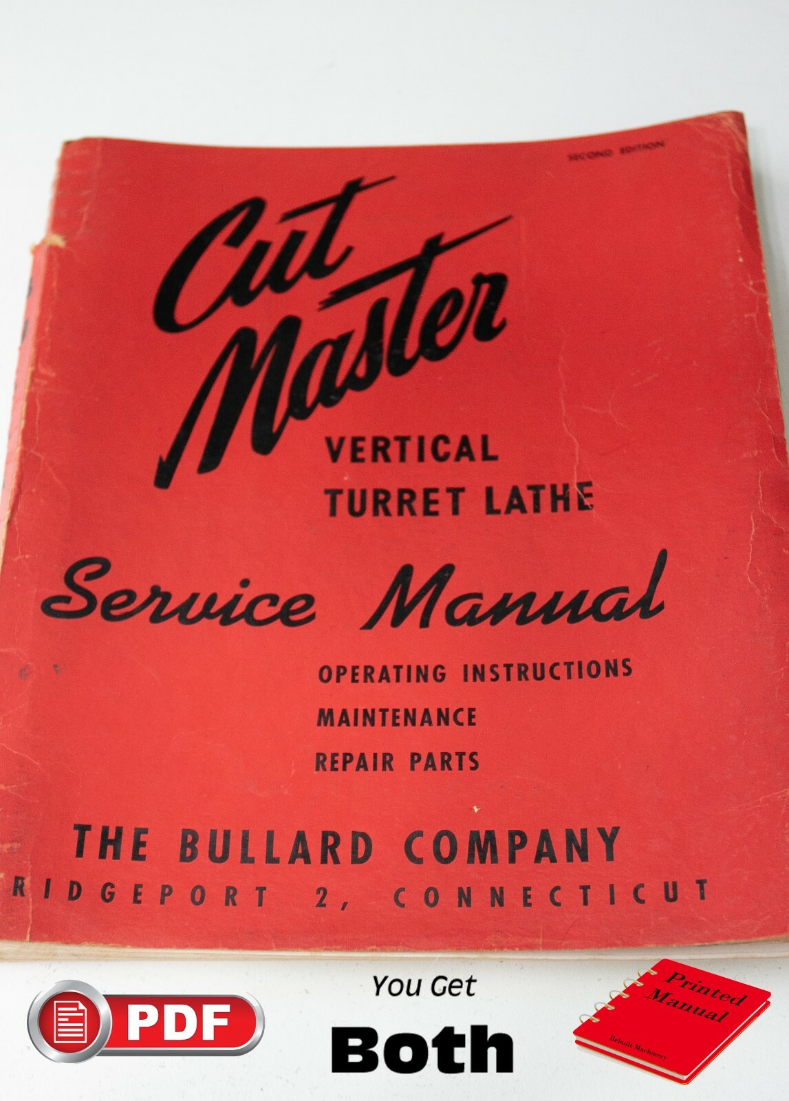 Bullard Cutmaster Lathe Operations Maintenance & Parts Manual 1953 Page 183