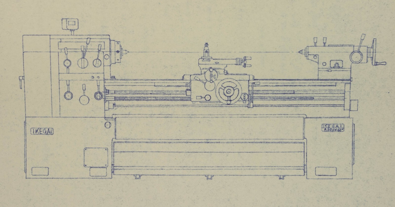 Ikegai A2011 Lathe Operators, Maintenance Electrical and Parts Manual