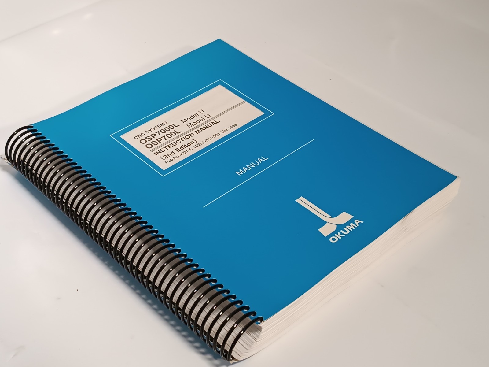 Okuma OSP7000L, OSP700L Model U 2nd Edition Instruction Manual Pub No. 4021-E