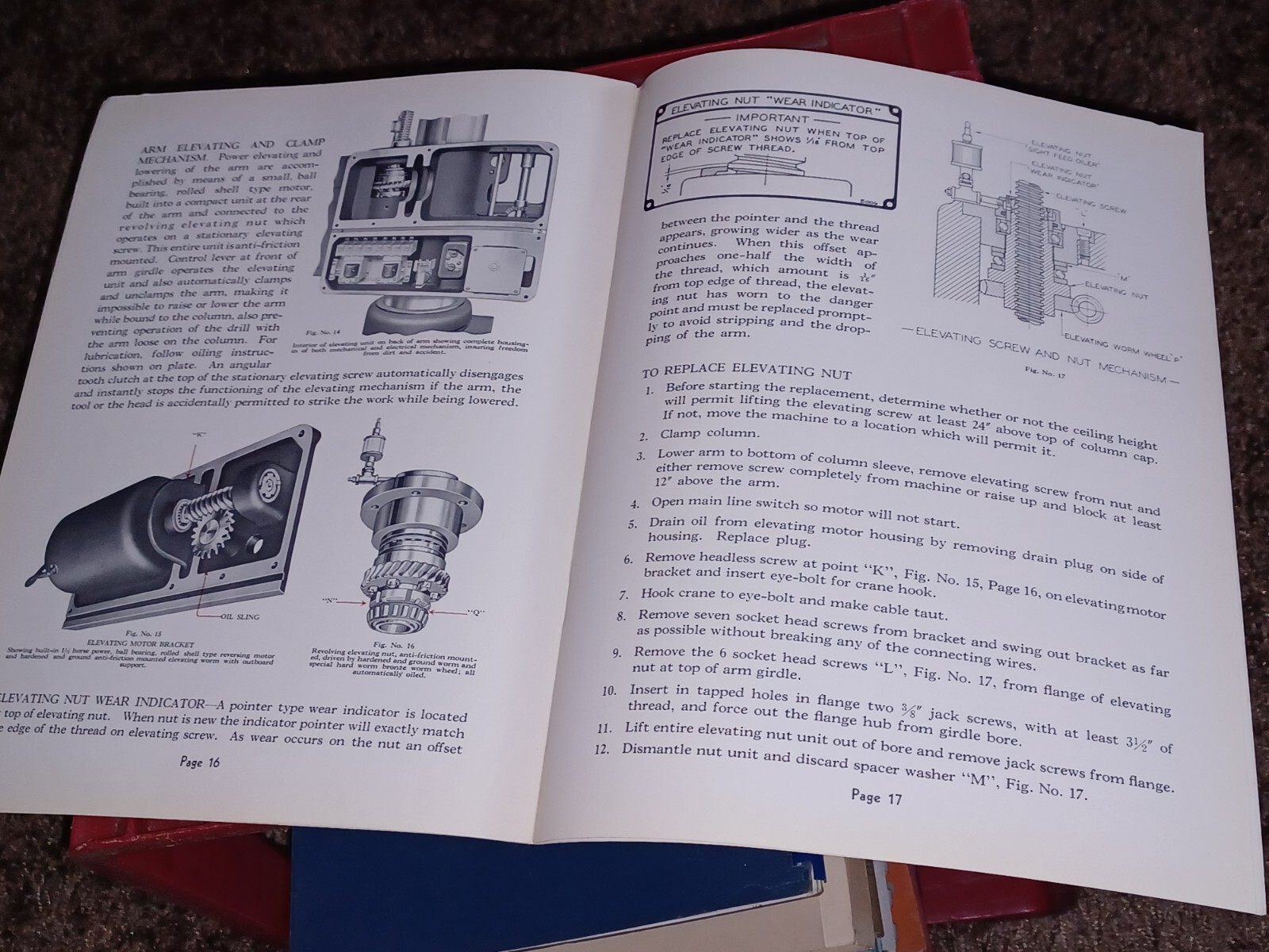 AMERICAN HOLE WIZARD Tool Works BULLETIN 330 Instruction Book LATHE RADIAL DRILL