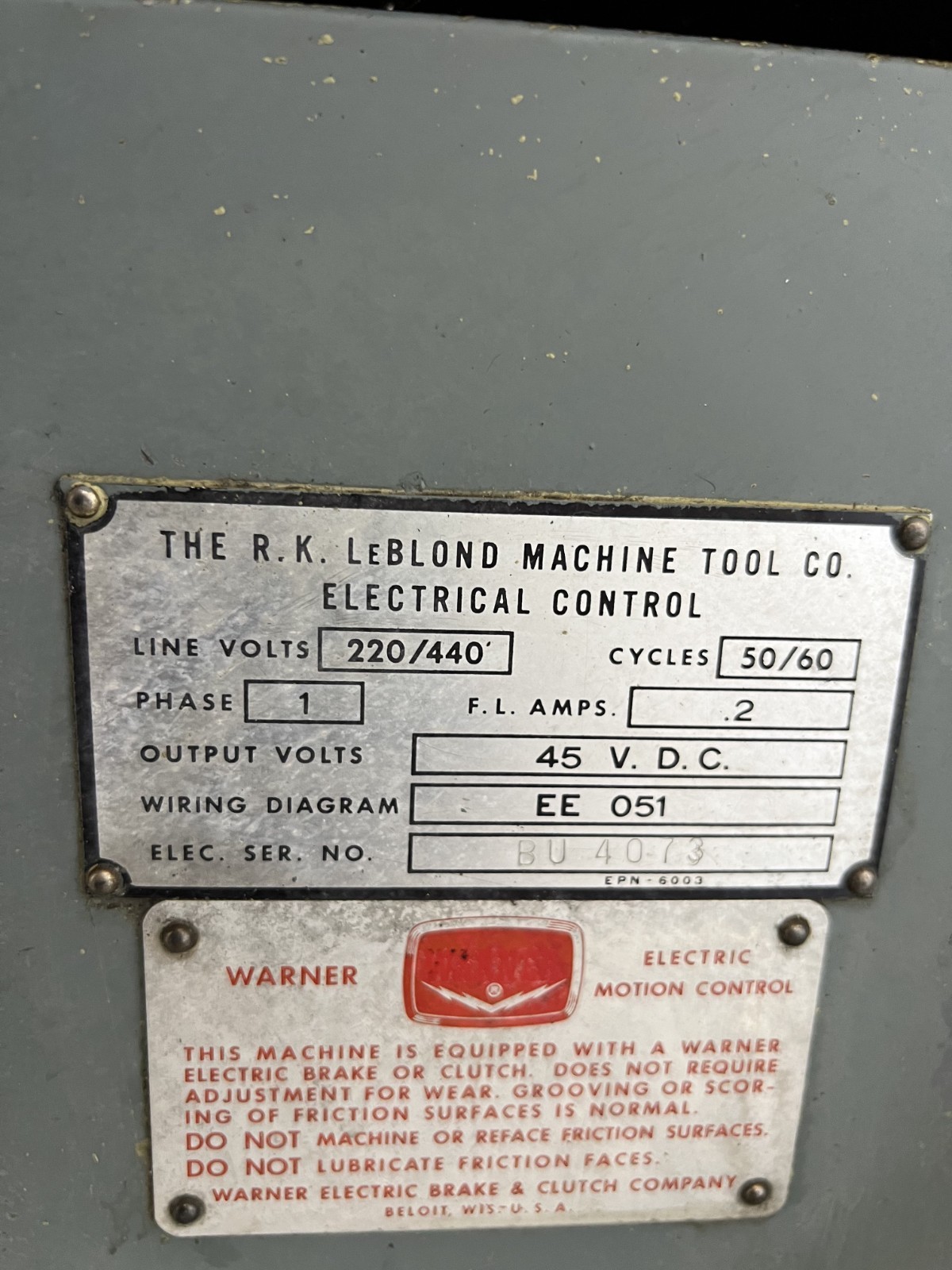 LEBLOND REGAL MANUAL MILL