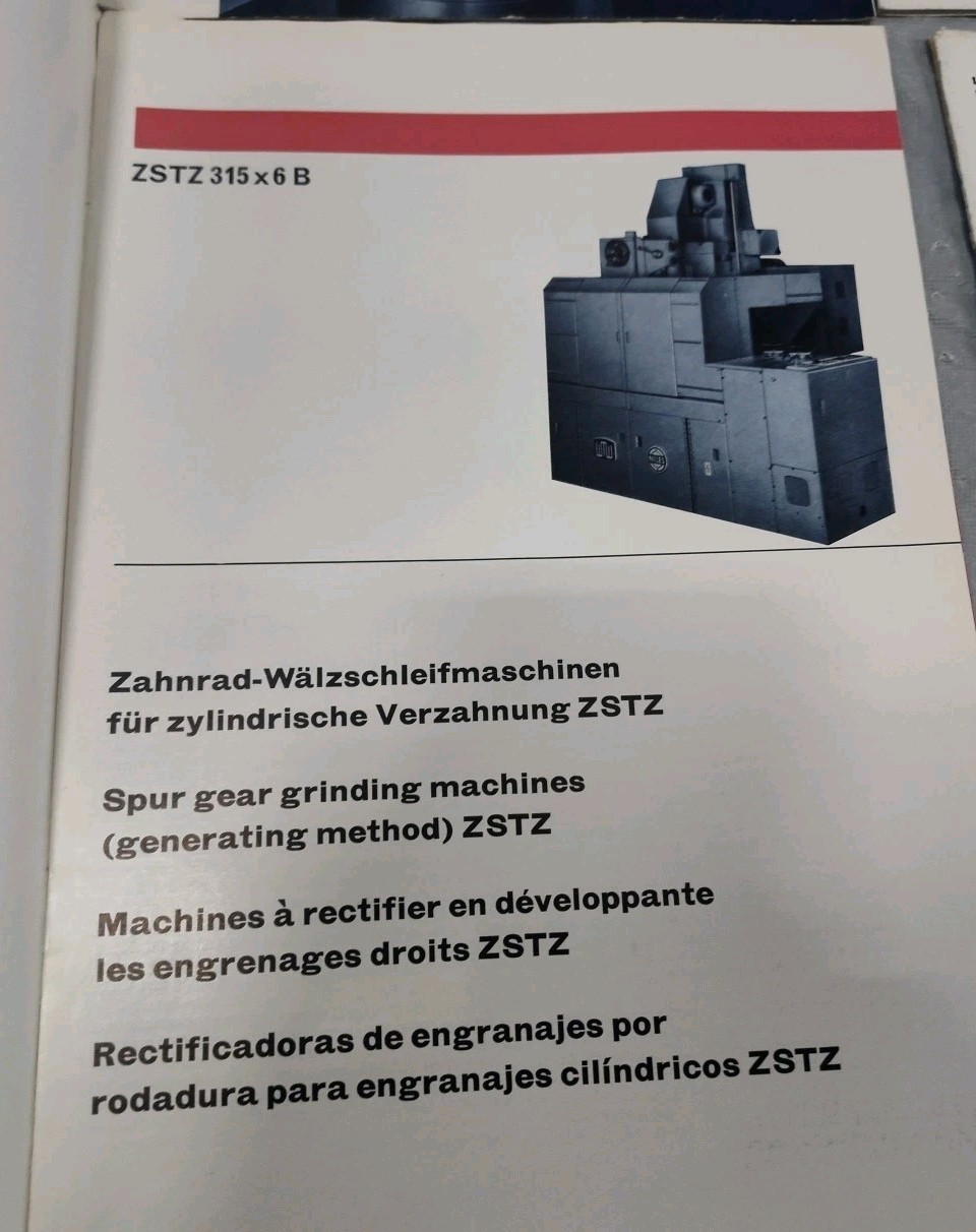 VEB Niles WMW German 6 Catalog Lot Gear Grinding Boring Industrial Machines Vtg