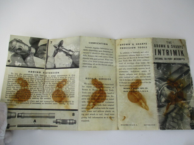 (4) Machinist Helps, Help, LUFKIN Gage, Brown & Sharpe Manuals Ephemera VGC