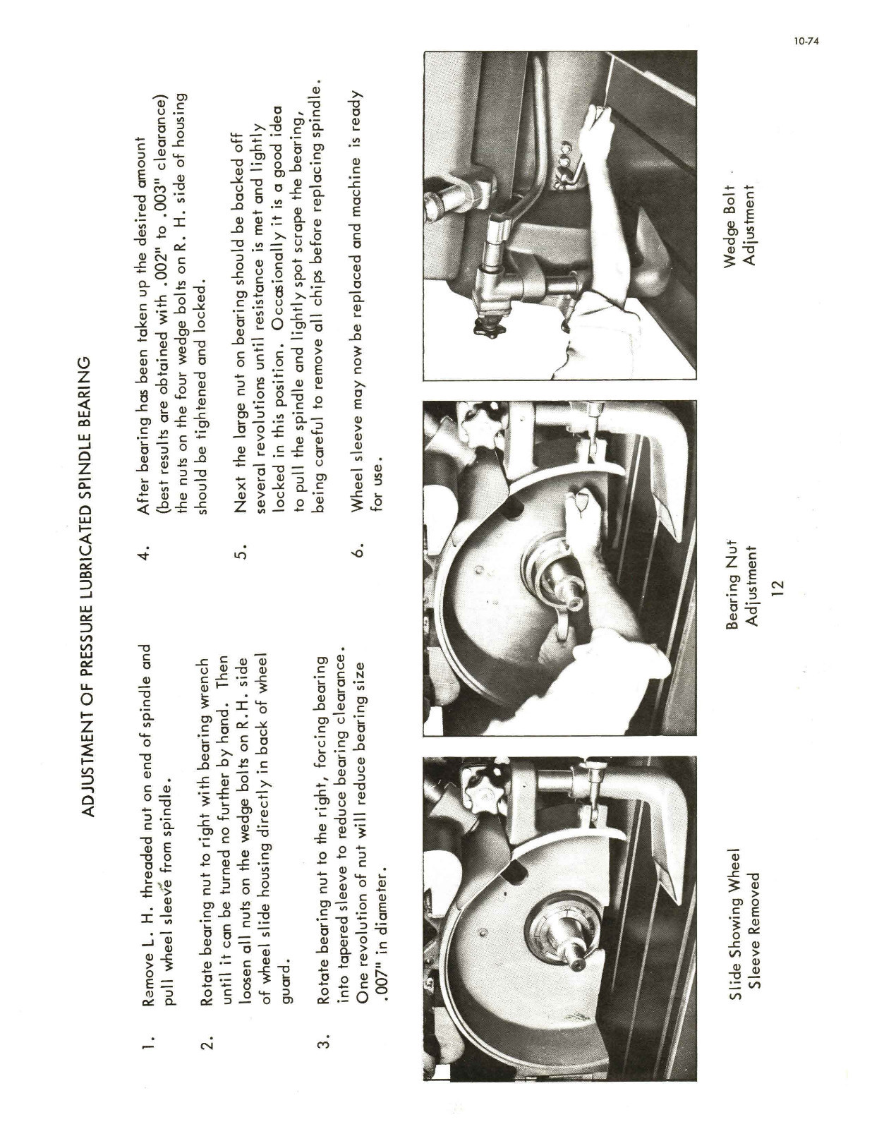Mattison Surface Grinders Operation & Setup Manual *83