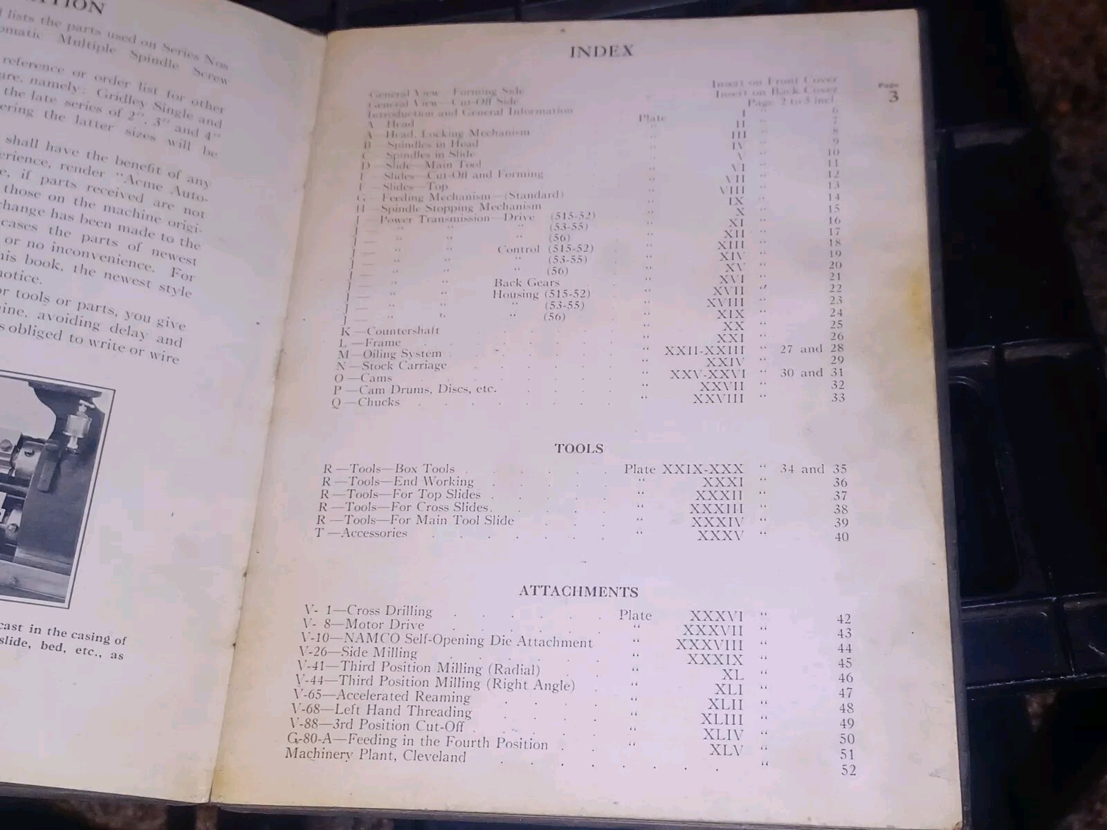 1921 Acme Automatic Multiple Spindle Screw Machine Tools & Parts Catalog Book !