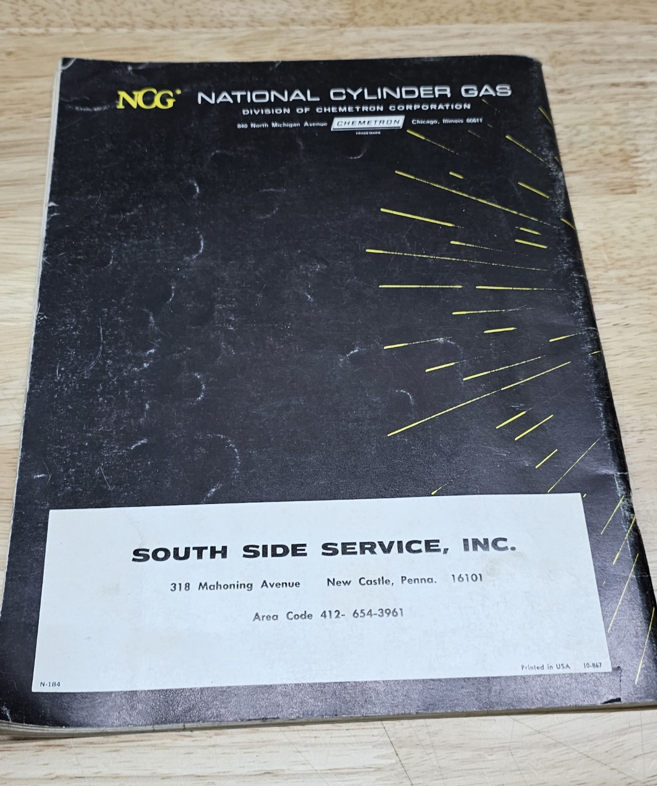 1960s NCG Industrial Product Catalog Welding Supplies 106p National Cylinder Gas