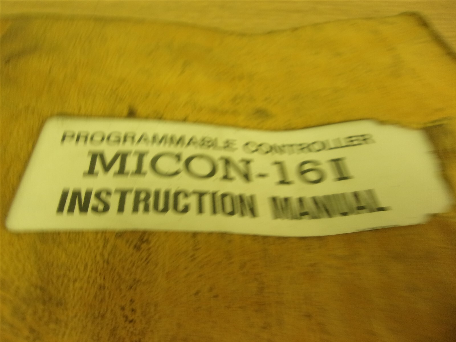 Hitachi Seiki Programmable Controller Instruction Manual Mieon-16II