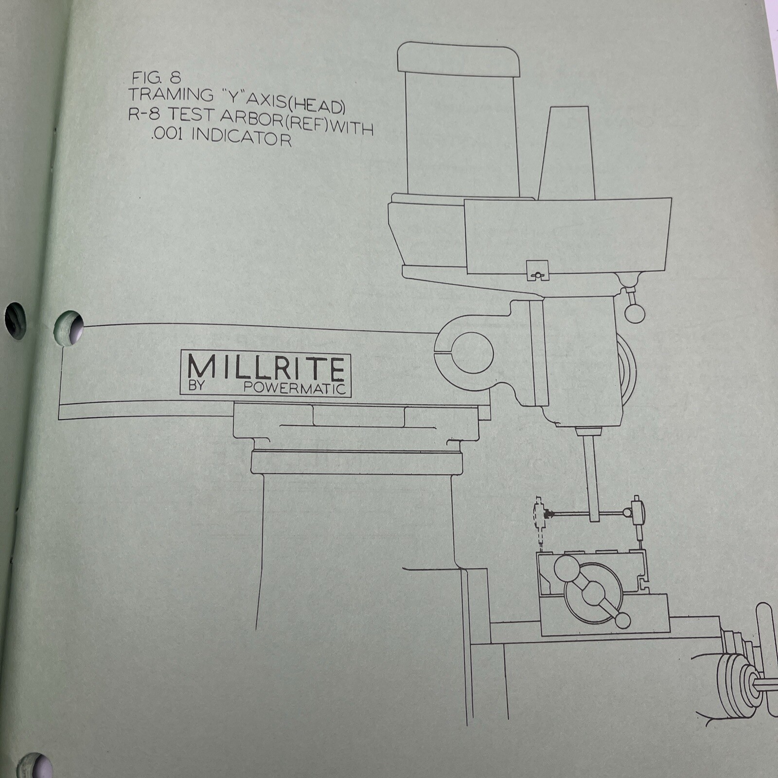 POWERMATIC Millrite Vertical Milling Machine Owner Operator’s Manual