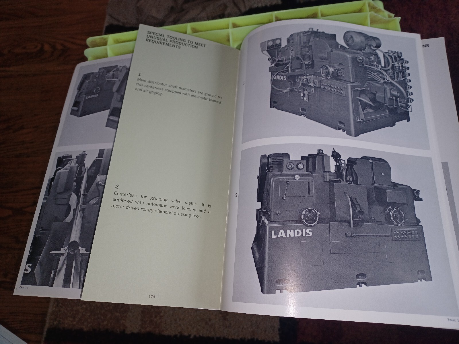 LANDIS PRECISION CENTERLESS GRINDERS MACHINES BOOK CATALOG Teledyne MACHINIST