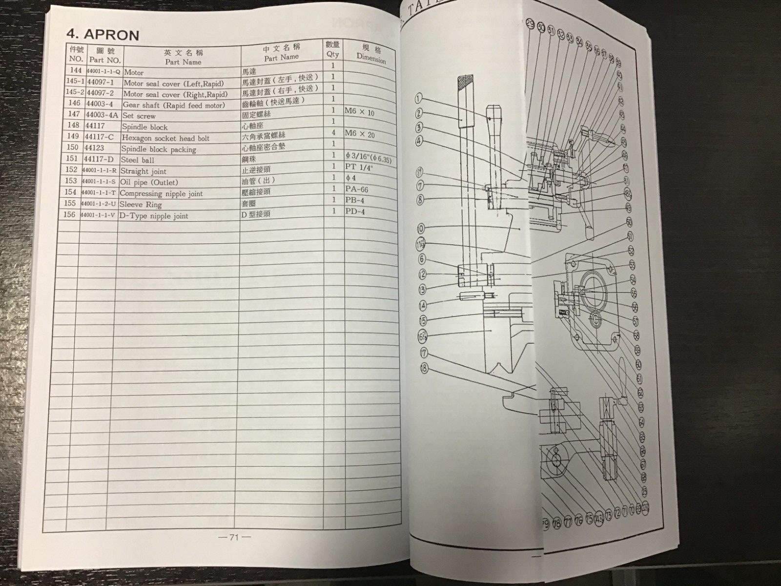Ching-Hung engine lathe manuals (works for Kingston HD, ACRA, Supermax machines)