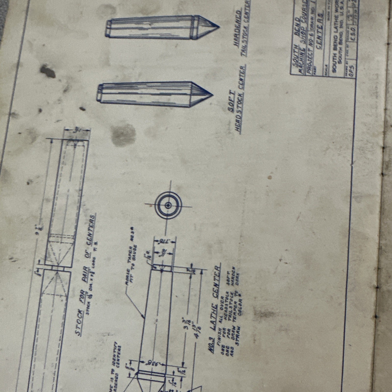 South Bend Lathe Works Manuals Booklets Lot How to Run a Lathe Machinist 1942