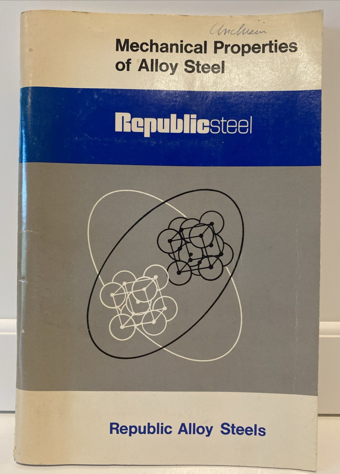 Vtg 1973 Republic Steel Engineering Mechanical Properties of Alloy Steel + Cards