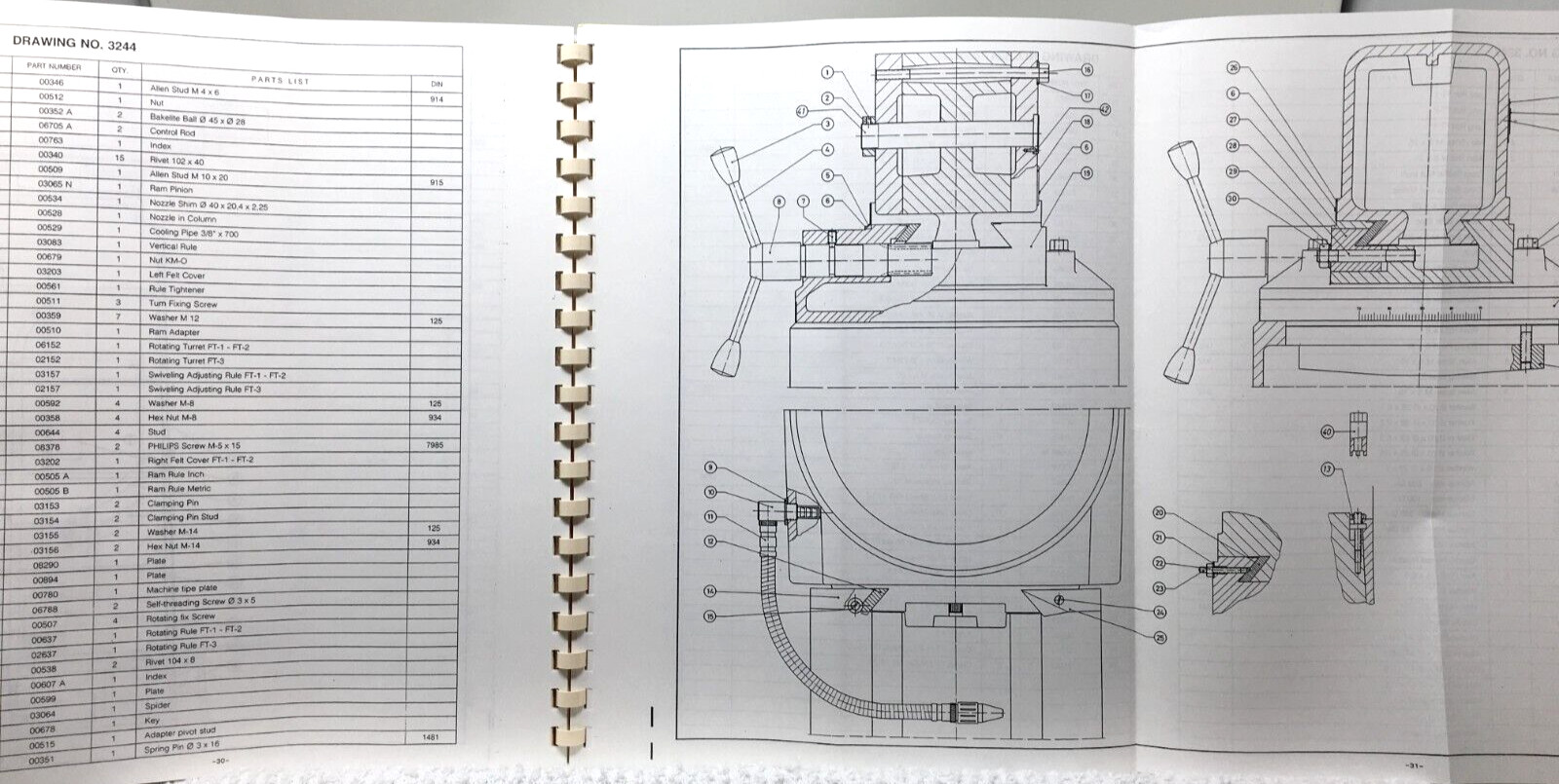 Turret Milling Machines Instruction Manual Mod Deluxe Vertical Mills
