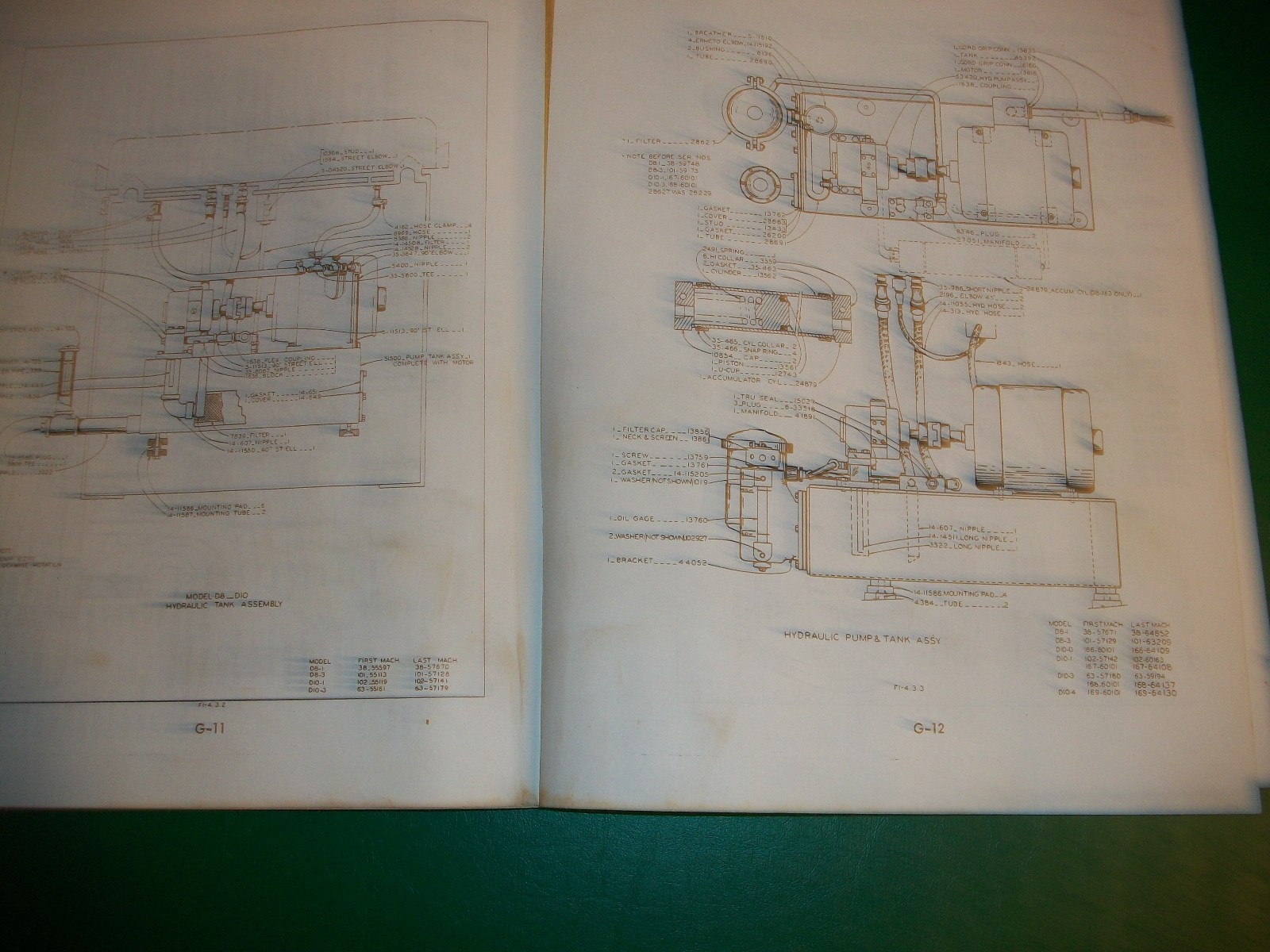 Machine Shop Tool Manual DoAll Surface Grinder Models D8-0,D8-1 & D8-3 for Parts
