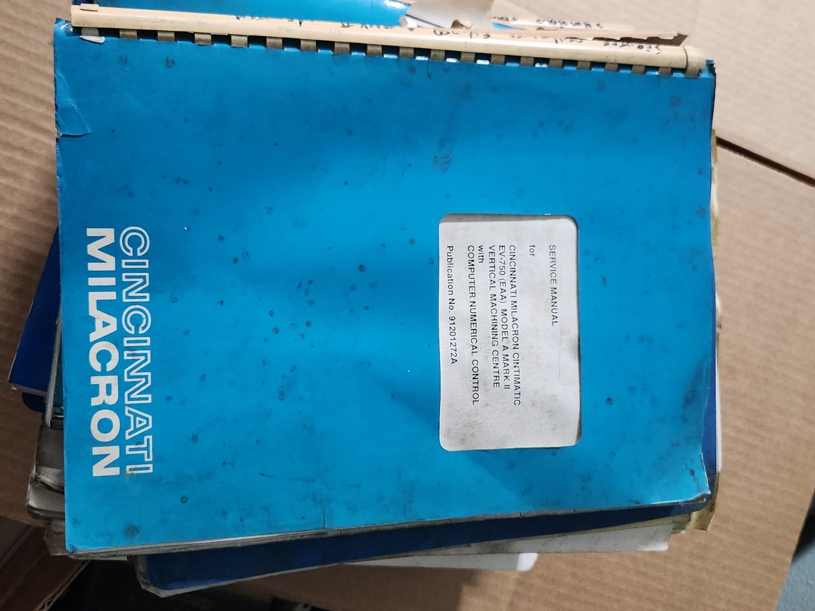 Original Cincinnati Milacron Electronic Tool Gage Service And Operating Manual