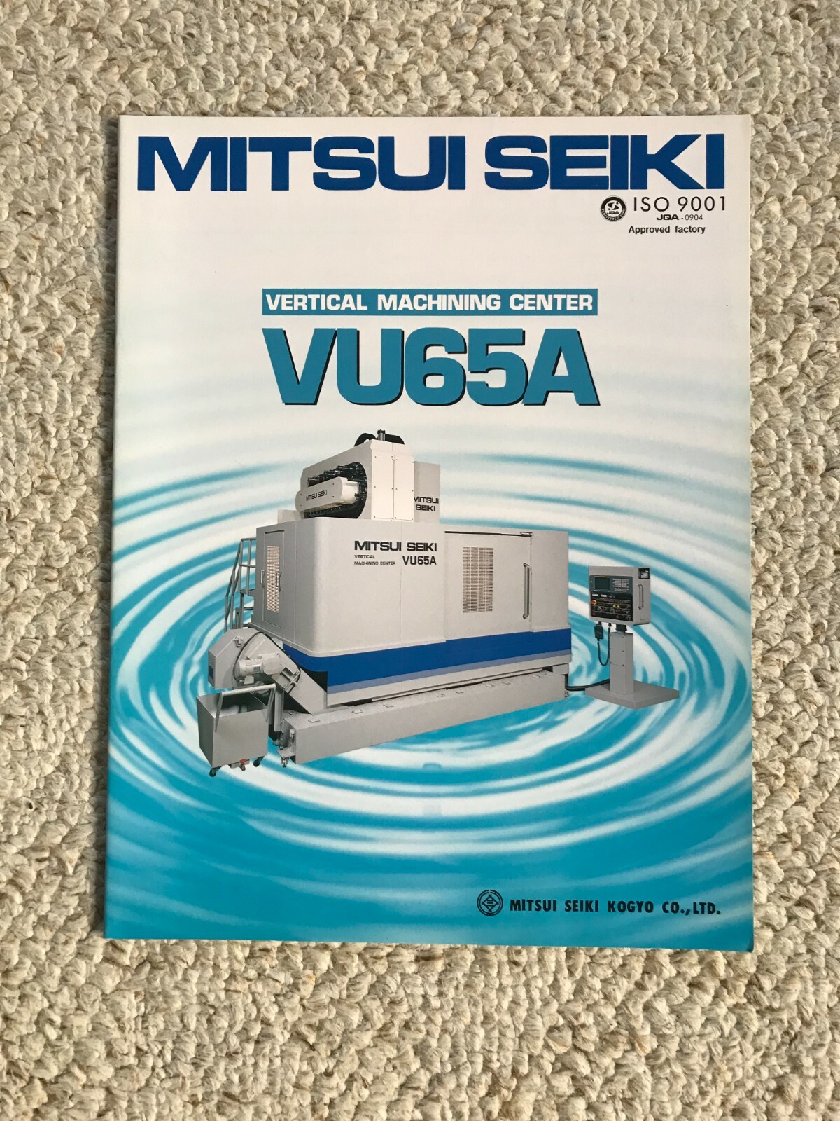 MITSUI SEIKI VU65A CNC VERTICAL MACHINING CENTER SALES CATALOG