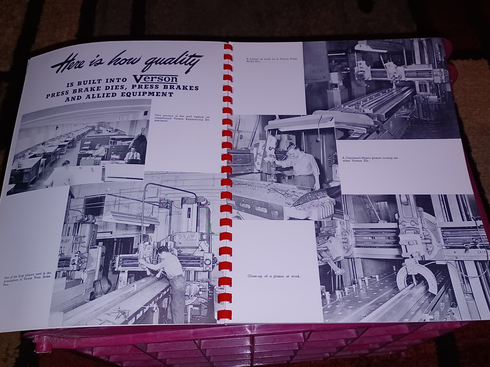 Verson allsteel Press Company Die Manual CATALOG DM-53 Brakes Punching Attachmen